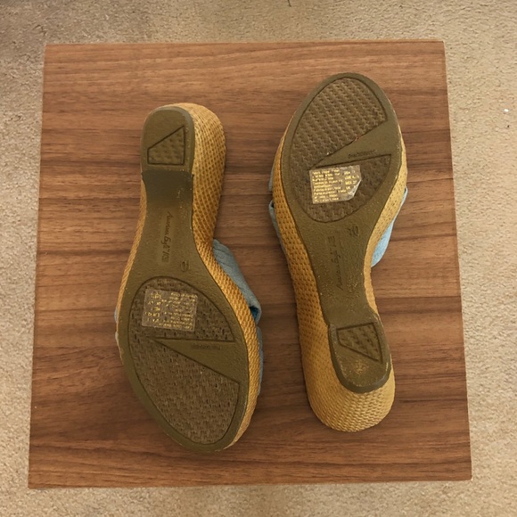 💡 HOST PICK 💡AMERICAN EAGLE | BLUE BOW WEDGES - Picture 4 of 6